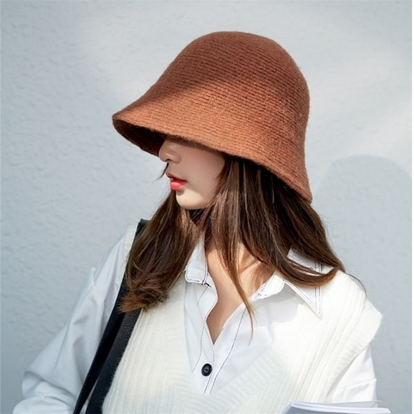 stingy brim hats fashion solid wool bucket women autumn winter fisherman vintage knitting basin present 220927, Blue;gray
stingy brim hats fashion solid wool bucket women autumn winter fisherman vintage knitting basin present 220927, Blue;gray