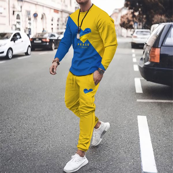 men s tracksuits ukraine flag love peace 3d printing sportswear suit autumn and winter loose punk casual long sleeve pants 2 piece set 22092, Gray
men s tracksuits ukraine flag love peace 3d printing sportswear suit autumn and winter loose punk casual long sleeve pants 2 piece set 22092, Gray
