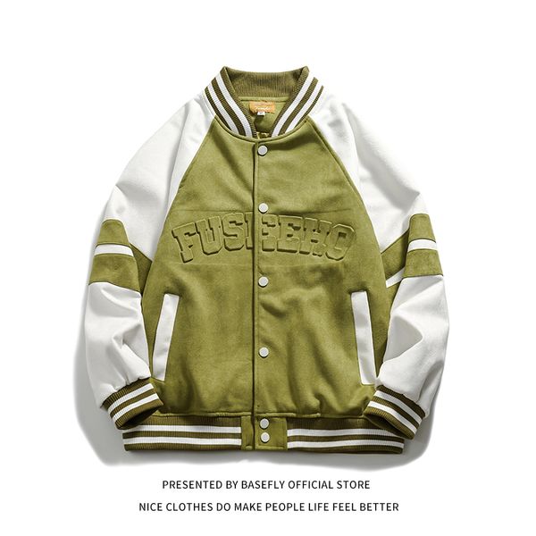 men's jackets arrival steel print letter patchwork retro vintage men varsity jacket college women baseball bomber streetwear couple 220, Black;brown
men's jackets arrival steel print letter patchwork retro vintage men varsity jacket college women baseball bomber streetwear couple 220, Black;brown
