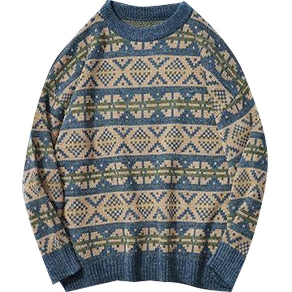men's sweaters winter vintage men japanese fashion loose knitted pullovers hip hop harajuku geometric patterns streetwear 220927, White;black
men's sweaters winter vintage men japanese fashion loose knitted pullovers hip hop harajuku geometric patterns streetwear 220927, White;black