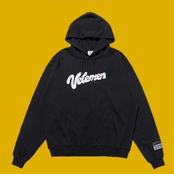 23ss mens sweatshirt designer hoodie vetemen 3d embroidery hoody man pullover coat women hooded sweater loose casual jacket, Black
23ss mens sweatshirt designer hoodie vetemen 3d embroidery hoody man pullover coat women hooded sweater loose casual jacket, Black