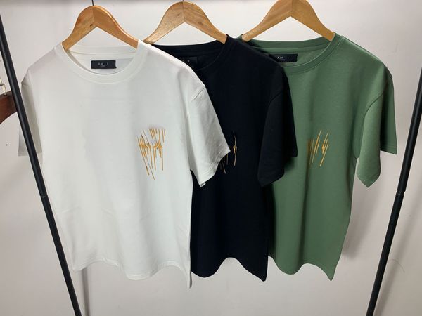 men's t-shirts comfortable cotton summer new fluid letter print t-shirt, White;black
men's t-shirts comfortable cotton summer new fluid letter print t-shirt, White;black