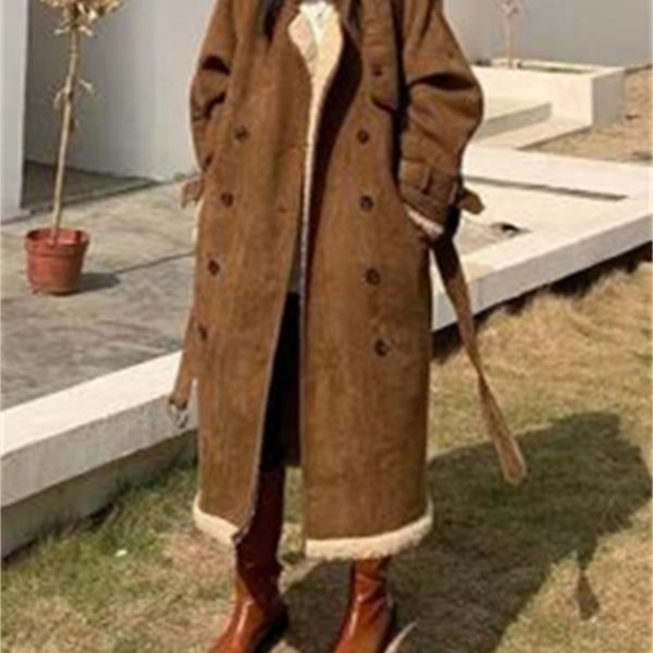 womens jackets eotvotee long fur coat women winter jacket fall lamb y2k fashion coats vintage streetwear thicken ladies y2k jackets 220926, Black;brown
womens jackets eotvotee long fur coat women winter jacket fall lamb y2k fashion coats vintage streetwear thicken ladies y2k jackets 220926, Black;brown