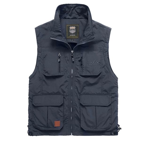 men s vests summer spring mesh thin multi pocket vest for male largesize casual sleeveless jacket with many pockets reporter waistcoat 22092, Black;white
men s vests summer spring mesh thin multi pocket vest for male largesize casual sleeveless jacket with many pockets reporter waistcoat 22092, Black;white