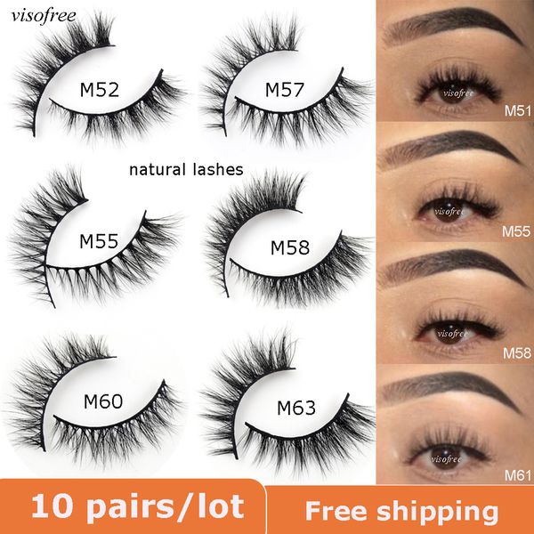 10 pairs/lot viso3d mink lashes natural long wispy false eyelashes makeup reusable lashes pack handmade eyelash wholesale
10 pairs/lot viso3d mink lashes natural long wispy false eyelashes makeup reusable lashes pack handmade eyelash wholesale