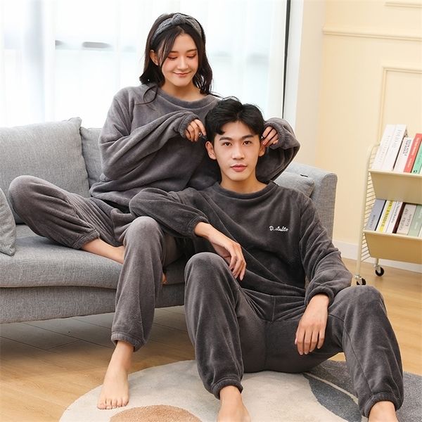 men's sleepwear pajamas for couples set thick warm coral fleece homewear winter lounge men's clothing soft loose pajamas women hom, Black;brown
men's sleepwear pajamas for couples set thick warm coral fleece homewear winter lounge men's clothing soft loose pajamas women hom, Black;brown
