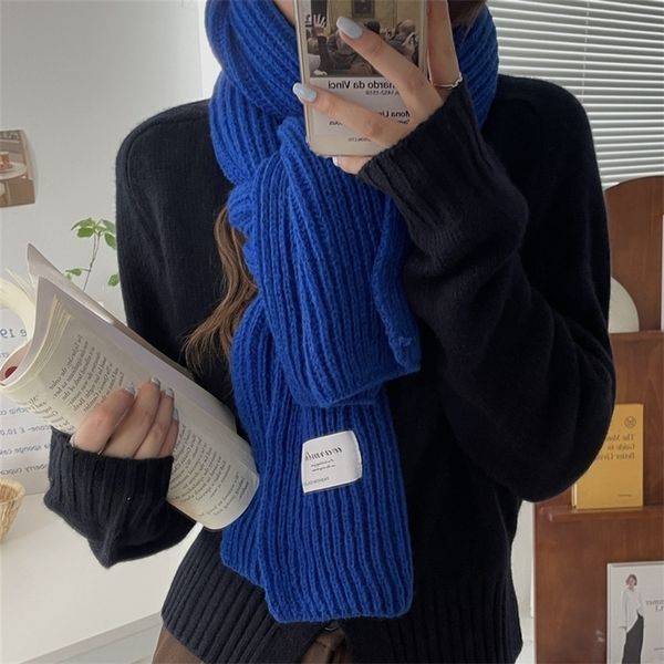 scarves korea version womens scarf wool knitted long scarves winter warm shawl solid color christmas green pashmina 220927, Blue;gray
scarves korea version womens scarf wool knitted long scarves winter warm shawl solid color christmas green pashmina 220927, Blue;gray