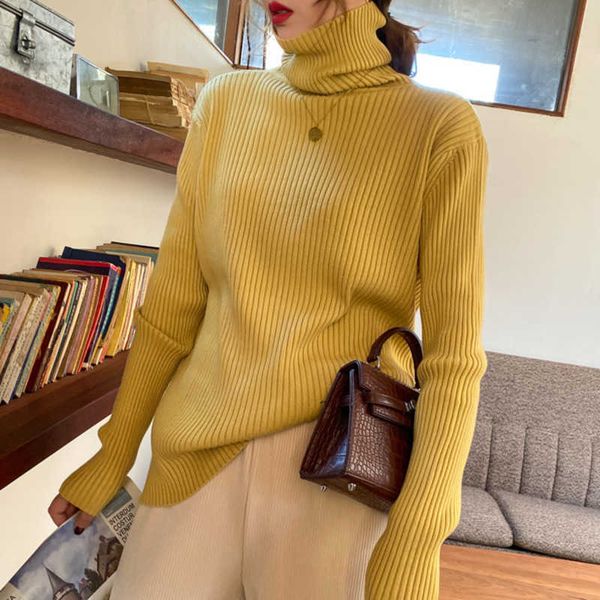 women's sweaters sweater women autumn foreign style lazy wind loose pullover high collar versatile knit bottomed shirt, White;black
women's sweaters sweater women autumn foreign style lazy wind loose pullover high collar versatile knit bottomed shirt, White;black
