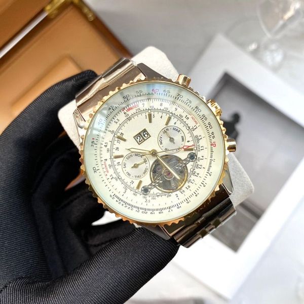 u1 grade aaa classic men watches 5-pin flywheel automatic mechanical watch 45mm round bezel fashion business wristwatches montre de luxe, Slivery;brown
u1 grade aaa classic men watches 5-pin flywheel automatic mechanical watch 45mm round bezel fashion business wristwatches montre de luxe, Slivery;brown