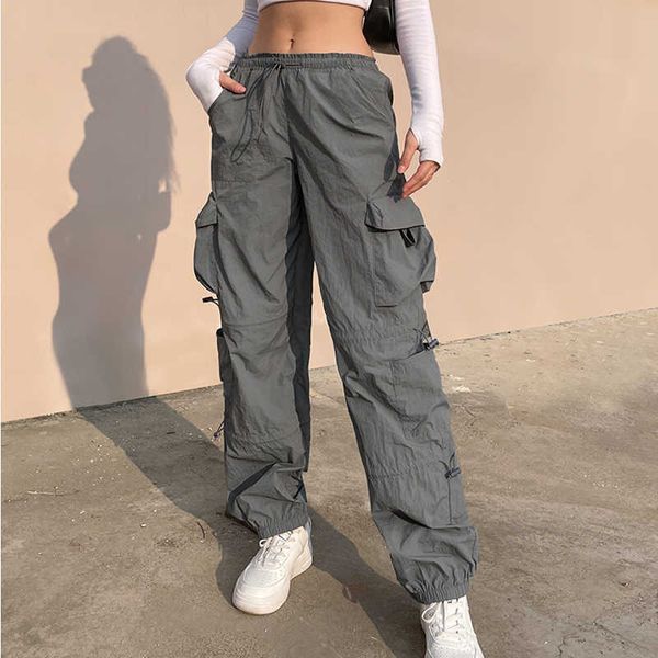 women's pants capris women casual multi-pocket cargo pant vintage workout overalls mid waist drawstring loose sweat pants streetwear jo, Black;white
women's pants capris women casual multi-pocket cargo pant vintage workout overalls mid waist drawstring loose sweat pants streetwear jo, Black;white