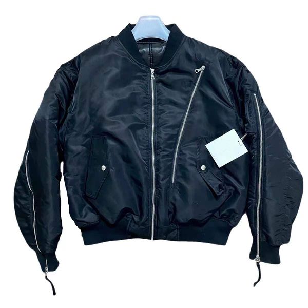 men's down parkas fall winter multi pocket zipper reversible high street flight jacket loose coat good quality 220927, Black
men's down parkas fall winter multi pocket zipper reversible high street flight jacket loose coat good quality 220927, Black
