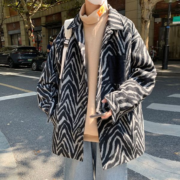 men's jackets privathinker gothic zebra pattern fashion autumn woollen coats brand harajuku streetwear casual male clothing 220927, Black;brown
men's jackets privathinker gothic zebra pattern fashion autumn woollen coats brand harajuku streetwear casual male clothing 220927, Black;brown