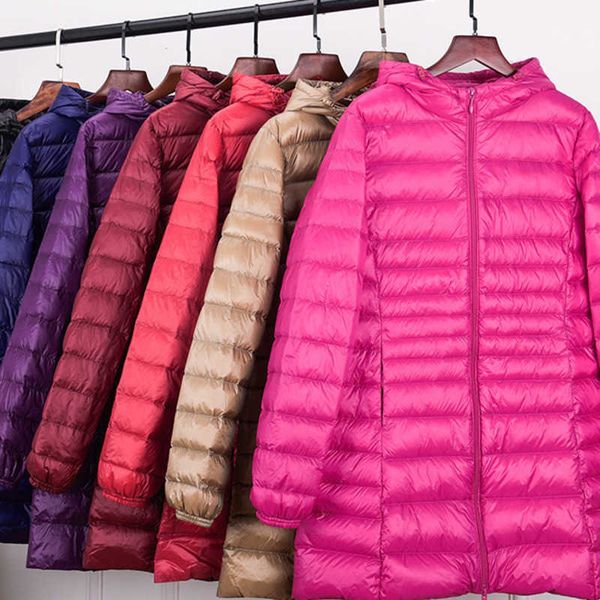 women's down & parkas autumn and winter out of season wear version light thin hooded medium length jacket fat mm large slim, Black
women's down & parkas autumn and winter out of season wear version light thin hooded medium length jacket fat mm large slim, Black