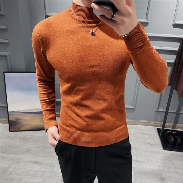 men's sweaters men 2022 autumn winter fashion solid color knitted jumpers male mock neck sweater slim bottoming pullover o903, White;black
men's sweaters men 2022 autumn winter fashion solid color knitted jumpers male mock neck sweater slim bottoming pullover o903, White;black