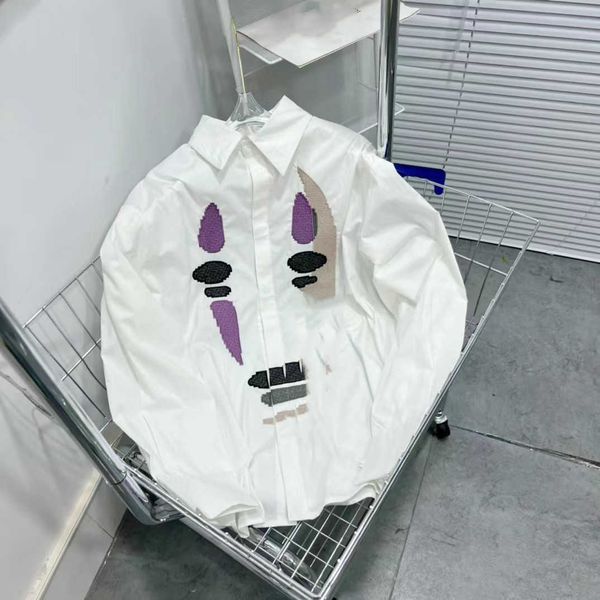 women's blouses & shirts spring and summer faceless masculine commuter lapel cardigan single breasted high collar solid white long slee
women's blouses & shirts spring and summer faceless masculine commuter lapel cardigan single breasted high collar solid white long slee