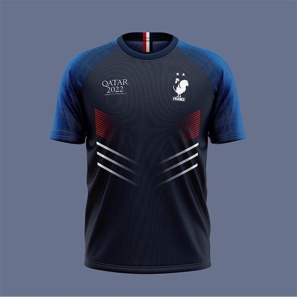 outdoor shirts france football jersey oversized men's t-shirts casual t for men fashion tshirt team brand streetwear 220924, Gray;blue
outdoor shirts france football jersey oversized men's t-shirts casual t for men fashion tshirt team brand streetwear 220924, Gray;blue