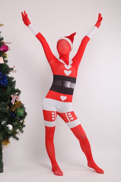 christmas cosplay costume santa claus catsuit printing pattern lycar full body zentai suit stage costumes club party jumpsuit, Black
christmas cosplay costume santa claus catsuit printing pattern lycar full body zentai suit stage costumes club party jumpsuit, Black