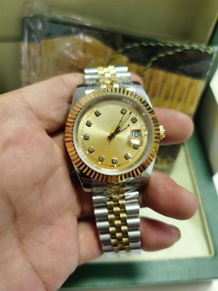with original box watch 41mm 36mm 31mm 26mm president datejust 116334 sapphire glass asia 2813 movement mechanical automatic mens woman watc, Slivery;brown
with original box watch 41mm 36mm 31mm 26mm president datejust 116334 sapphire glass asia 2813 movement mechanical automatic mens woman watc, Slivery;brown