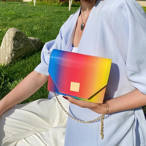 evening bags summer rainbow small square bag 2022 color contrast chain shoulder fashion personalized messenger women's
evening bags summer rainbow small square bag 2022 color contrast chain shoulder fashion personalized messenger women's