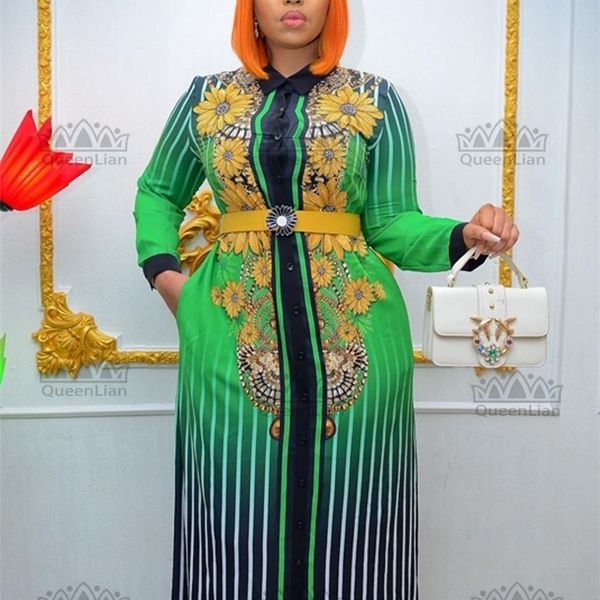 ethnic clothing fashion shirt collar with diamond african chiffon loose long dashiki traditional dress with black belt for lady cpxf08 22092, Red
ethnic clothing fashion shirt collar with diamond african chiffon loose long dashiki traditional dress with black belt for lady cpxf08 22092, Red