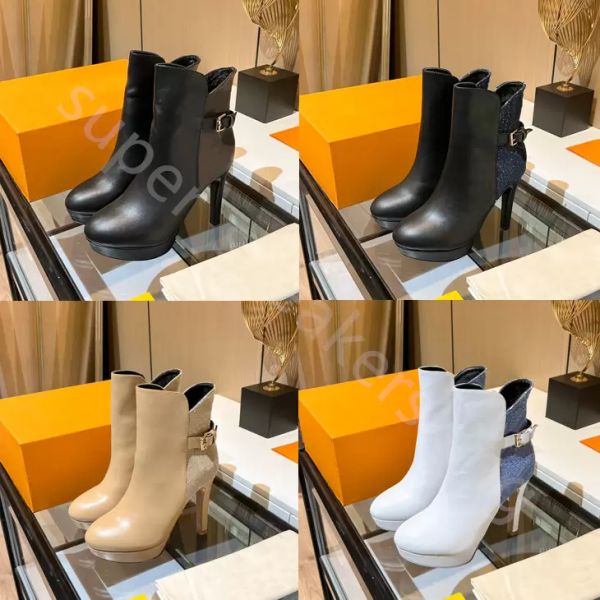 designer women boots high heel 10cm fashion ankle boots real leather martin boot outdoor thick bottom shoes with box size 35-42, Black
designer women boots high heel 10cm fashion ankle boots real leather martin boot outdoor thick bottom shoes with box size 35-42, Black