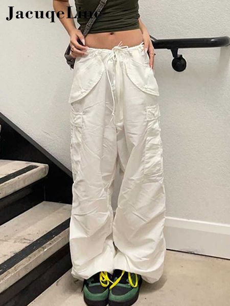 women's pants capris jacqueline summer drawstring zip cargo pants women y2k clothes loose hip hop trousers jogger fashion casual retro, Black;white
women's pants capris jacqueline summer drawstring zip cargo pants women y2k clothes loose hip hop trousers jogger fashion casual retro, Black;white