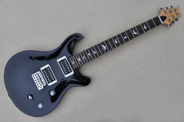 factory custom black electric guitar with carved drumhead body mahogany neck maple hh pickups can be customized
factory custom black electric guitar with carved drumhead body mahogany neck maple hh pickups can be customized