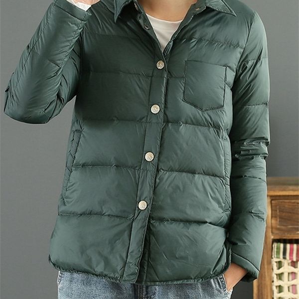 women's down parkas fitaylor autumn winter ultra light feather jacket women irregular down coat shirt collar single breasted windproof, Black
women's down parkas fitaylor autumn winter ultra light feather jacket women irregular down coat shirt collar single breasted windproof, Black