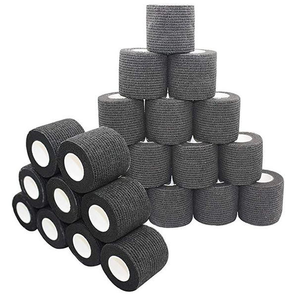 elbow knee pads 12-48 rolls self adhesive bandage athletic elastic first aid tape for sports injuries recovery pet vet wrap 1/2/3/4 inchx5 y, Black;gray
elbow knee pads 12-48 rolls self adhesive bandage athletic elastic first aid tape for sports injuries recovery pet vet wrap 1/2/3/4 inchx5 y, Black;gray