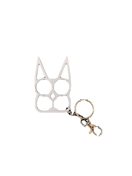keychain 16 colors multifunctional defense cat cartoon cats finger tiger set two buckle self-defense broken windows machine buckle bottle op, Silver
keychain 16 colors multifunctional defense cat cartoon cats finger tiger set two buckle self-defense broken windows machine buckle bottle op, Silver