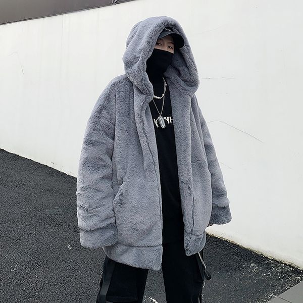 men's down parkas faux rabbit fur jacket for mens fashion trends fleece clothes teen harajuku style hip hop hooded coats oversized stre, Black
men's down parkas faux rabbit fur jacket for mens fashion trends fleece clothes teen harajuku style hip hop hooded coats oversized stre, Black