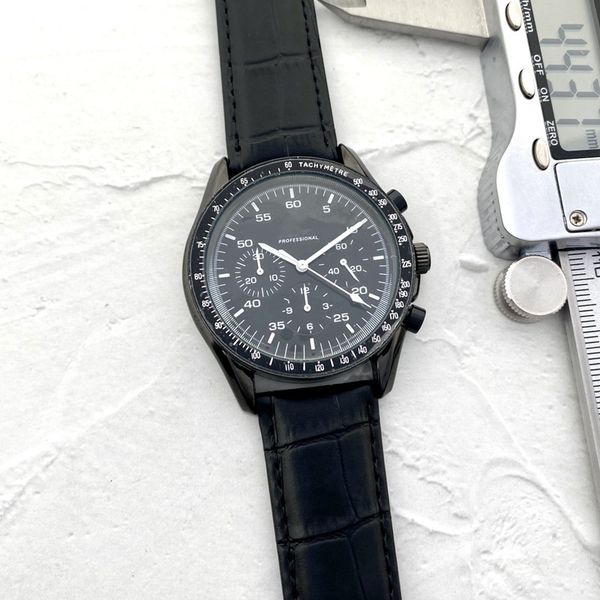 men watch stainless steel six stitches 42mm luxury brand all dial work quartz watches om fashion chronograph clock leather strap style, Slivery;brown
men watch stainless steel six stitches 42mm luxury brand all dial work quartz watches om fashion chronograph clock leather strap style, Slivery;brown