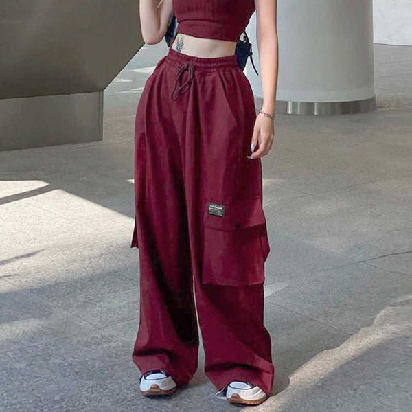 women's pants capris women's cargo trousers baggy pants vintage 90s clothes high waist wide and loose casual oversize pants drawst, Black;white
women's pants capris women's cargo trousers baggy pants vintage 90s clothes high waist wide and loose casual oversize pants drawst, Black;white