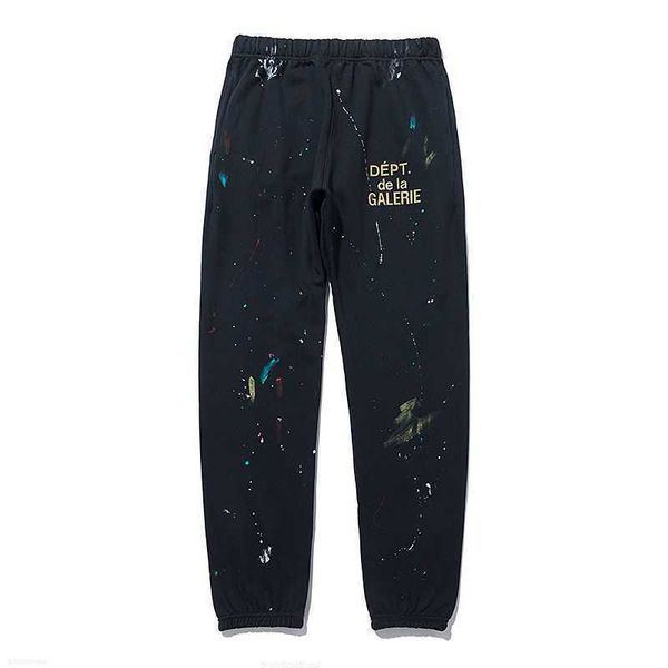 galleries dept designer sweatpants sports pants galery high street wash hand-painted splash ink graffiti couple leisure leggings eslq, Black
galleries dept designer sweatpants sports pants galery high street wash hand-painted splash ink graffiti couple leisure leggings eslq, Black