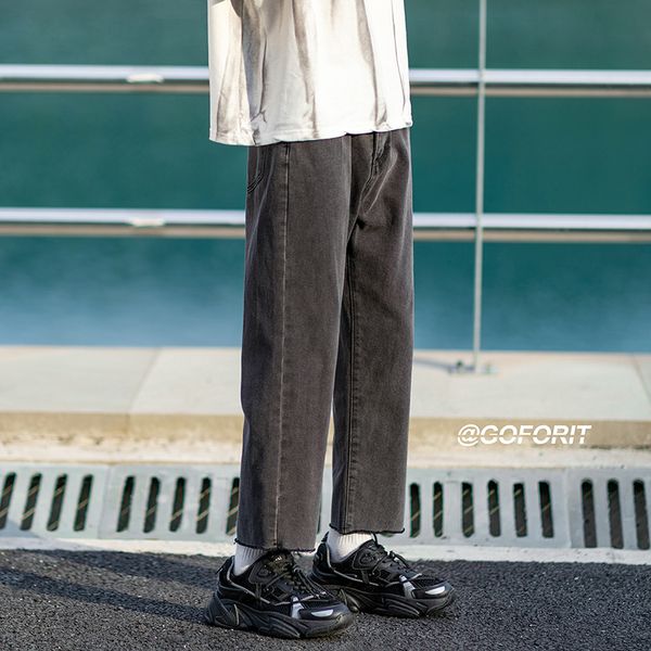 men's jeans autumn men fashion baggy boyfriend for women korean streetwear retro black grey ankle length pants male 220927, Blue
men's jeans autumn men fashion baggy boyfriend for women korean streetwear retro black grey ankle length pants male 220927, Blue