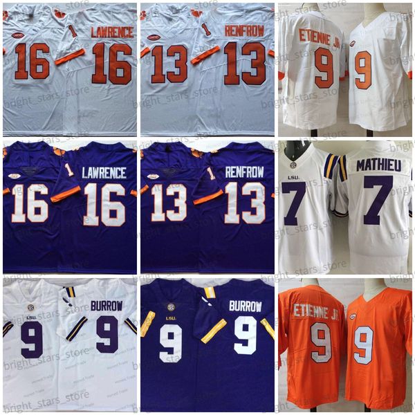 lsu clemson tigers college football jersey trevor lawrence etienne jr hunter renfrow odell beckham jr. tryann mathieu jackson white stitched, Black
lsu clemson tigers college football jersey trevor lawrence etienne jr hunter renfrow odell beckham jr. tryann mathieu jackson white stitched, Black