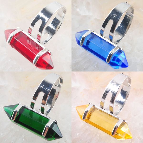 hexagon pillar quartz silver color adjustable open ring girl heal reiki chakra beach party birthday gift jewelry bx304, Golden;silver
hexagon pillar quartz silver color adjustable open ring girl heal reiki chakra beach party birthday gift jewelry bx304, Golden;silver