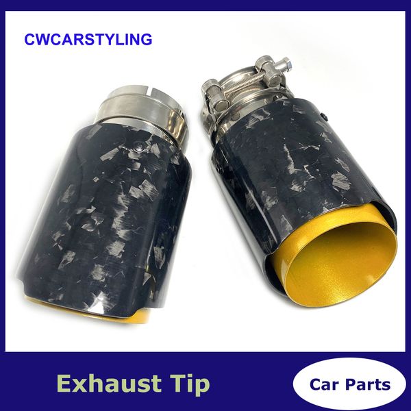 car glossy forged carbon fiber muffler tip exhaust system pipe mufflers nozzle universal stainless gold for akrapovic
car glossy forged carbon fiber muffler tip exhaust system pipe mufflers nozzle universal stainless gold for akrapovic