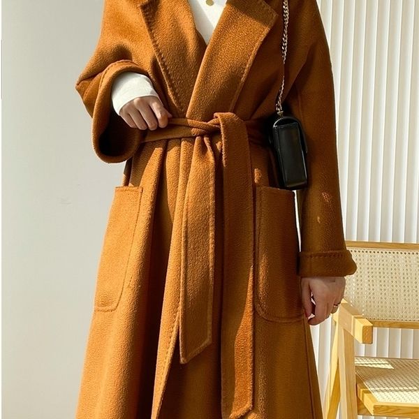 womens wool blends winter water ripple cashmere coat womens bathrobe midlength woolen coat labbro 100% doublesided cashmere coat women 22092, Black
womens wool blends winter water ripple cashmere coat womens bathrobe midlength woolen coat labbro 100% doublesided cashmere coat women 22092, Black