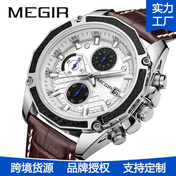 watch megir luminous waterproof for men's multi-function three eye six needle sports, Slivery;golden
watch megir luminous waterproof for men's multi-function three eye six needle sports, Slivery;golden