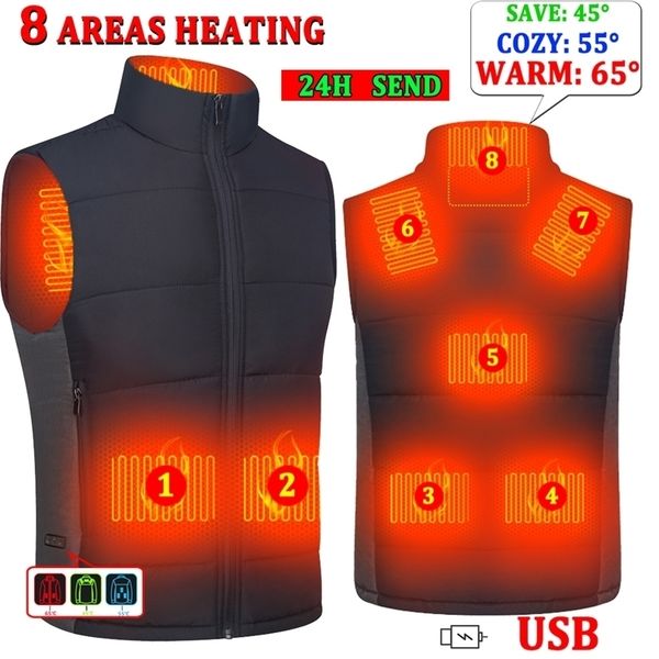 mens vests men jacket heated winter cotton warm vest electric thermal waistcoat fish hiking outdoor camping infrared usb heated vest jacket, Black;white
mens vests men jacket heated winter cotton warm vest electric thermal waistcoat fish hiking outdoor camping infrared usb heated vest jacket, Black;white