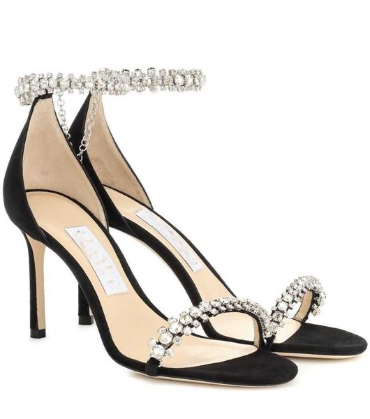 sandals shoes women 's pumps lady high heels luxury saeda crystal-encrusted anklets crytal stiletto heels summer pointed toe party, Black
sandals shoes women 's pumps lady high heels luxury saeda crystal-encrusted anklets crytal stiletto heels summer pointed toe party, Black