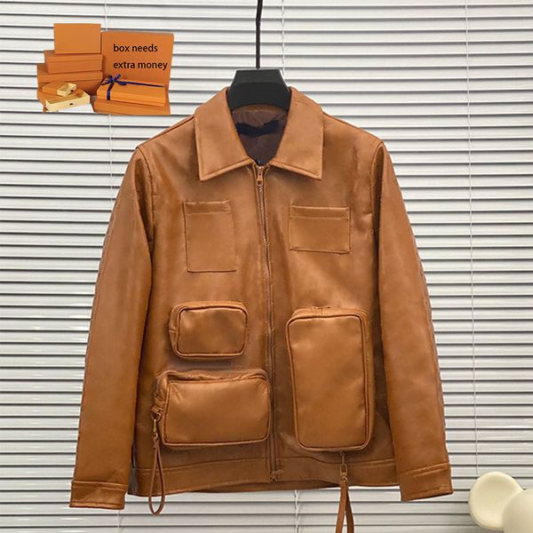 mens leather jackets designer winter jacket fashion embossing windbreaker coat men classic warm coat womens outerwear 22fw, Black;brown
mens leather jackets designer winter jacket fashion embossing windbreaker coat men classic warm coat womens outerwear 22fw, Black;brown