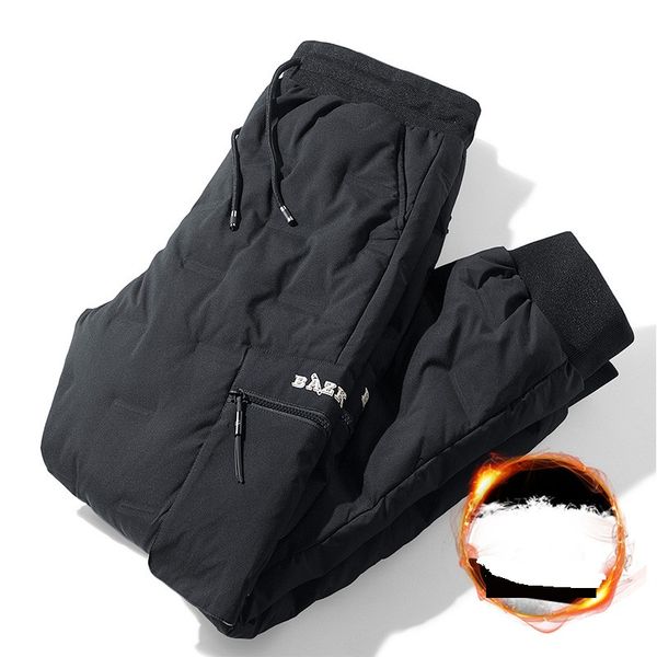 down pants men jogging casual thicken fleece trousers new mens streetwear outdoor camping waterproof thermal pants solid, Black
down pants men jogging casual thicken fleece trousers new mens streetwear outdoor camping waterproof thermal pants solid, Black