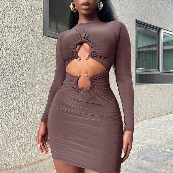 casual dresses wjfzqm long sleeve ruched mini dresses women hollow out party dress ladies club elegant party evening bodycon dress autumn t2, Black;gray
casual dresses wjfzqm long sleeve ruched mini dresses women hollow out party dress ladies club elegant party evening bodycon dress autumn t2, Black;gray