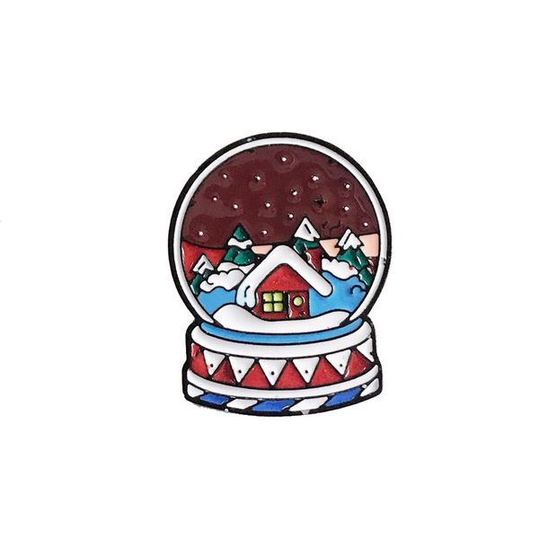 creative cartoon crystal ball brooch ornament winter castle snow metal badge women denim shirt gift bag accessories, Gray
creative cartoon crystal ball brooch ornament winter castle snow metal badge women denim shirt gift bag accessories, Gray