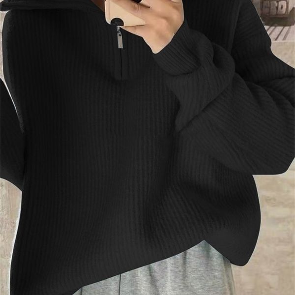 womens sweaters jielur women sweater oversize zipper knitted pullover long sleeve solid color loose ladies sweaters autumn winter turtleneck, White;black
womens sweaters jielur women sweater oversize zipper knitted pullover long sleeve solid color loose ladies sweaters autumn winter turtleneck, White;black