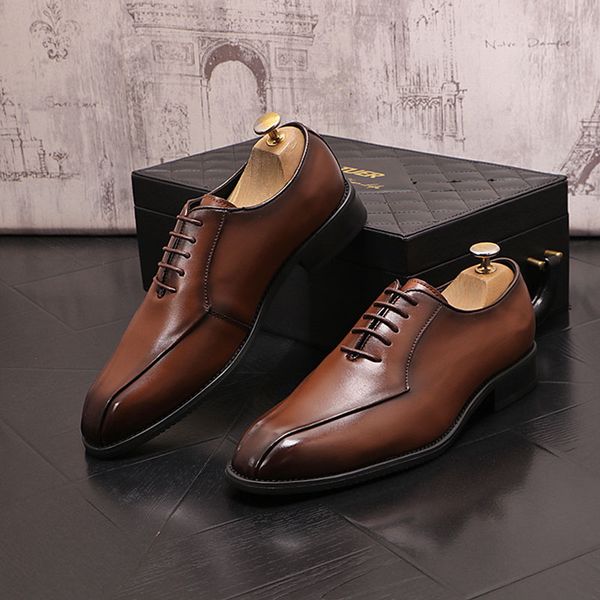 designer men black brown shoes lace up oxfords casual leather shoes homecoming dress wedding party groom prom shoes chaussure homme
designer men black brown shoes lace up oxfords casual leather shoes homecoming dress wedding party groom prom shoes chaussure homme
