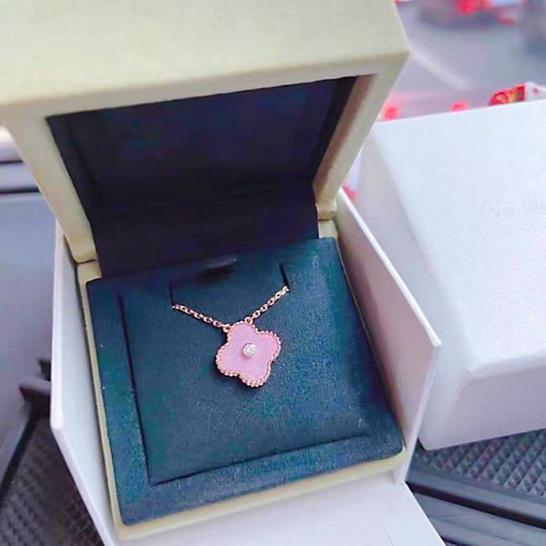 charm fashion 18k gold necklace designer women's pendant colorful shell 4 leaf grass girl valentine's day love gift 316l stainless, Silver
charm fashion 18k gold necklace designer women's pendant colorful shell 4 leaf grass girl valentine's day love gift 316l stainless, Silver
