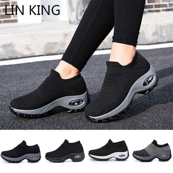 dress shoes lin king women outdoor casual sport big size non slip sneakers on loafers comfortable height increase swing 220924, Black
dress shoes lin king women outdoor casual sport big size non slip sneakers on loafers comfortable height increase swing 220924, Black
